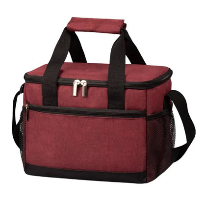 Oxford Insulated Cooler Lunch Bag For Outdoor Travel Picnic