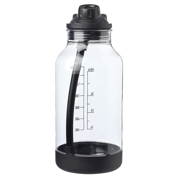 64 oz. Plastic Sports Bottle with Capacity Markings