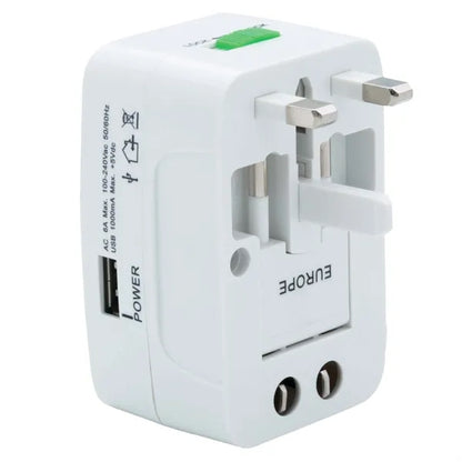 Universal Travel Adapter with USB Port