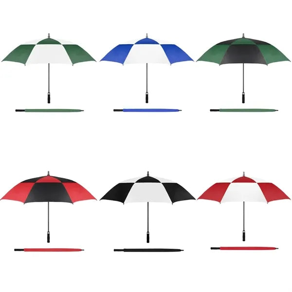 Wind Vented Automatic Golf Umbrella - 60'' Arc
