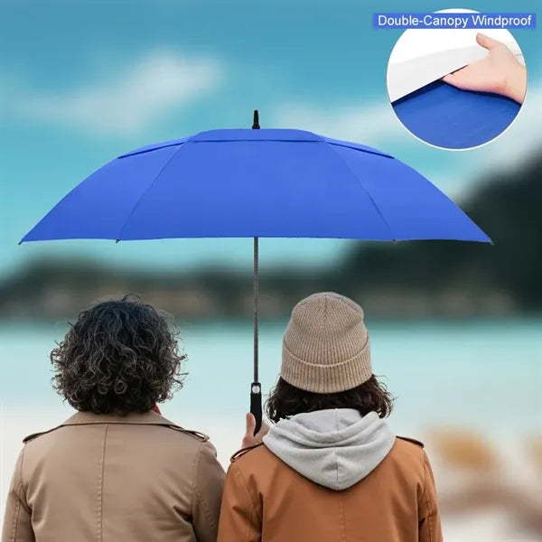 Wind Vented Automatic Golf Umbrella - 60'' Arc