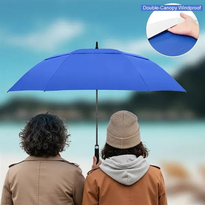 Wind Vented Automatic Golf Umbrella - 60'' Arc