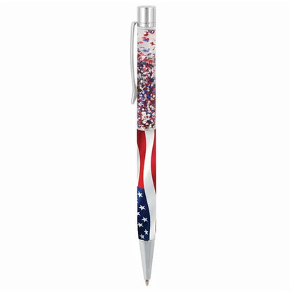 Vegas Floating Flakes Metal Ballpoint