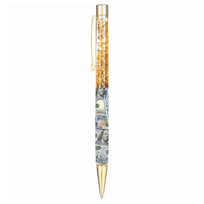 Vegas Floating Flakes Metal Ballpoint