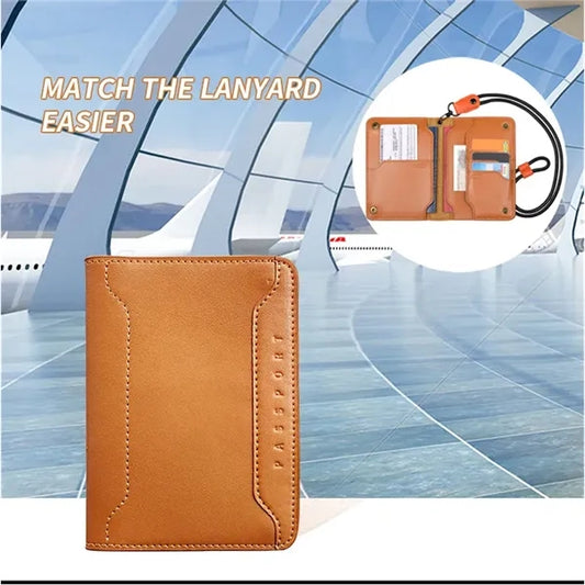 Genuine Leather Travel Passport Holder