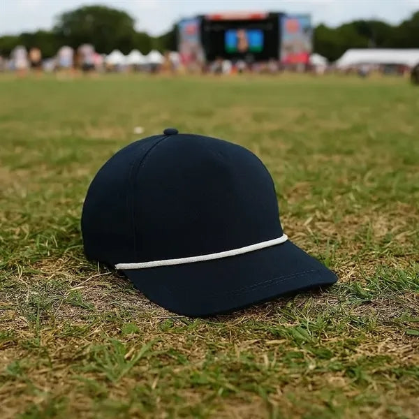 Port Authority Snapback Five-Panel Rope Cap