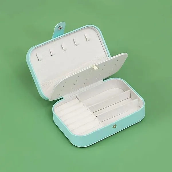 3-layer Durable Partition Jewelry Storage Box with Clasp