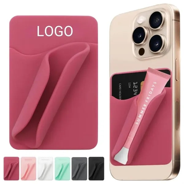 Silicone Phone Case Lip Gloss Holder
