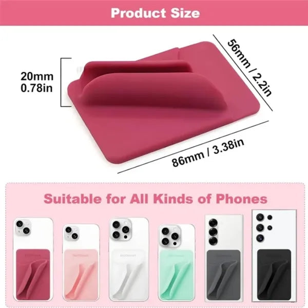 Silicone Phone Case Lip Gloss Holder
