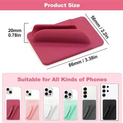 Silicone Phone Case Lip Gloss Holder
