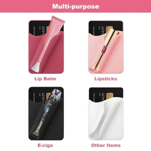 Silicone Phone Case Lip Gloss Holder