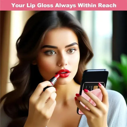 Silicone Phone Case Lip Gloss Holder