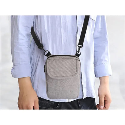 Travel Neck Crossbody Passport Pouch With Headphone Jack