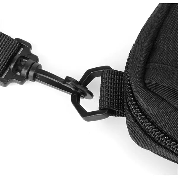 Travel Neck Crossbody Passport Pouch With Headphone Jack