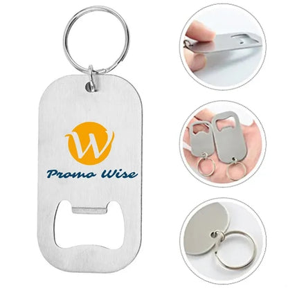 Stainless Steel Portable Bottle Opener Keychain