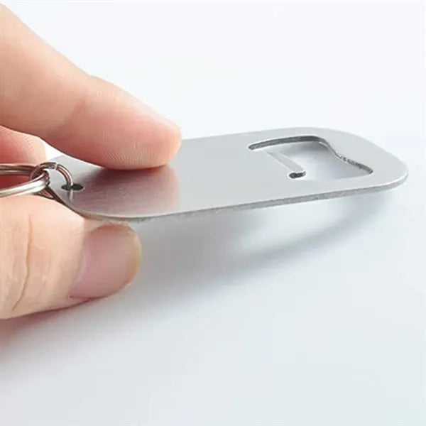 Stainless Steel Portable Bottle Opener Keychain