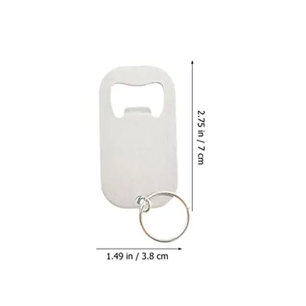 Stainless Steel Portable Bottle Opener Keychain