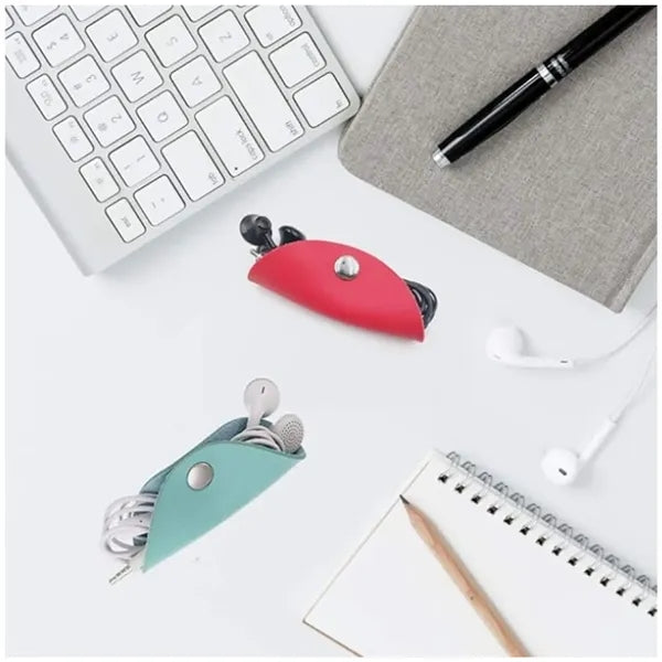 PU Leather Cable Organizer