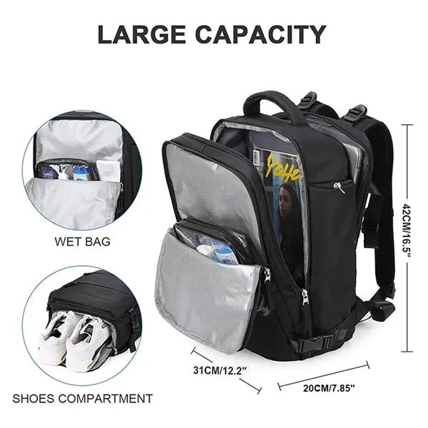 Flight Approved Waterproof Sports Luggage Backpack