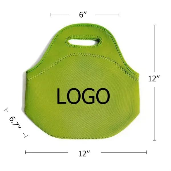 Eco Friendly Custom Neoprene Lunch Tote Bag