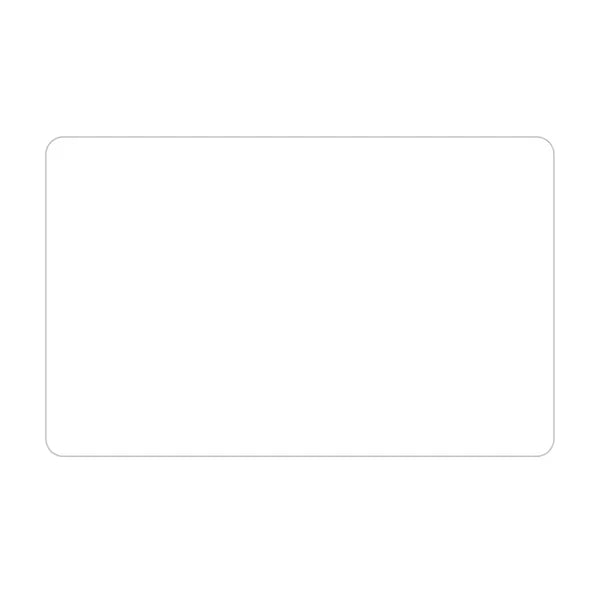 Ultra Removable Rectangle Rounded Corner Sticker