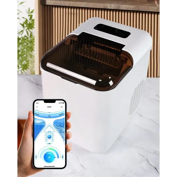 Ice Maker Small Remote-controlled Rapid ice-making Household
