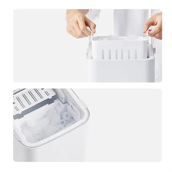 Ice Maker Small Remote-controlled Rapid ice-making Household