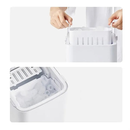 Ice Maker Small Remote-controlled Rapid ice-making Household