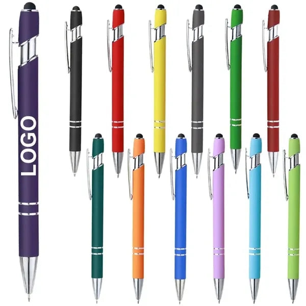 Pen With Soft Rubberized Grip