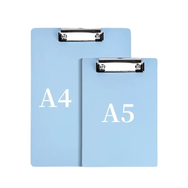 Hardboard Plastic Color Clip Board
