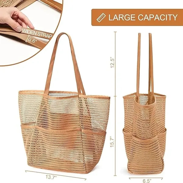Beach Bag with Mini Pocket