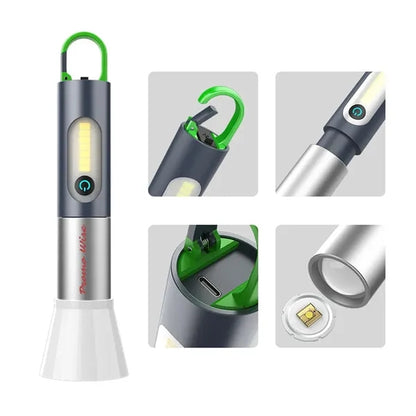 Outdoor Portable Multi-Function Lighting Flashlight