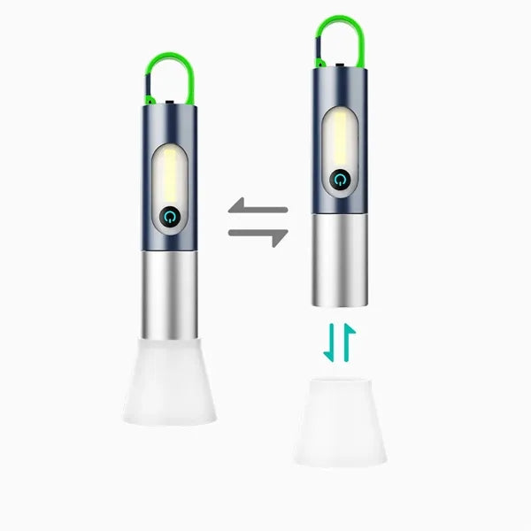 Outdoor Portable Multi-Function Lighting Flashlight