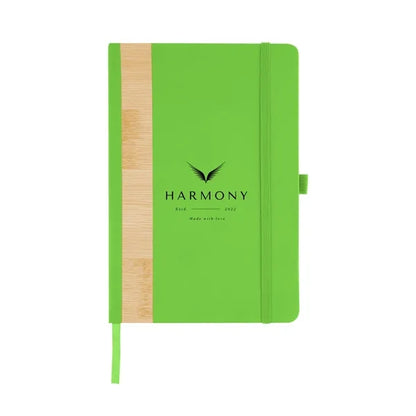 Recycled PU And Bamboo Accent Journal