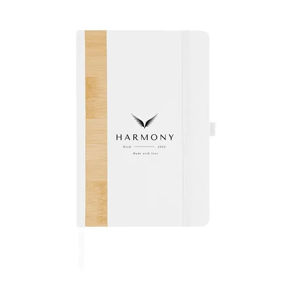 Recycled PU And Bamboo Accent Journal