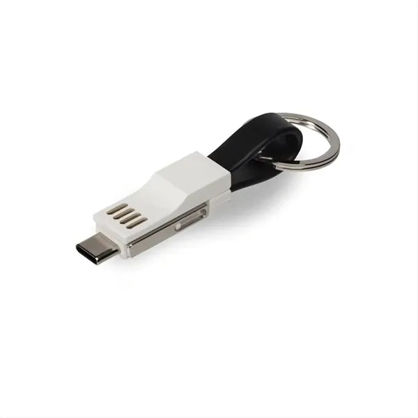 Lightning Cable Keychain 3in1 Short Fast Charging Cord
