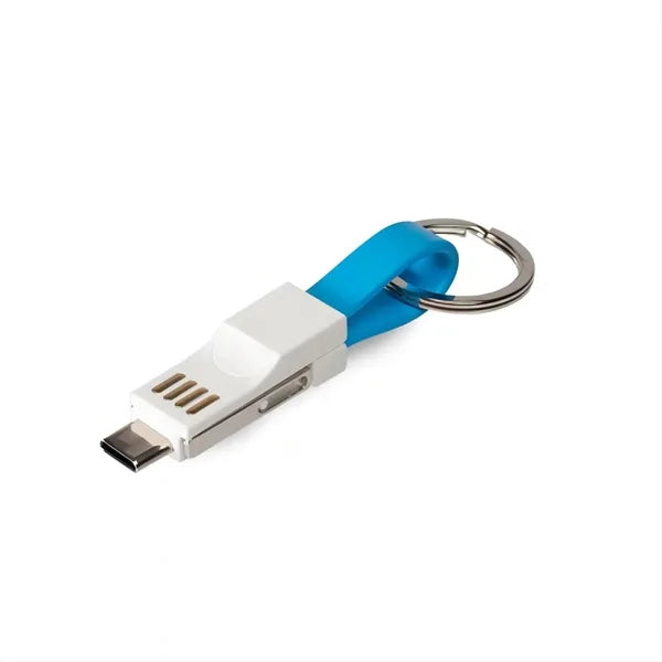 Lightning Cable Keychain 3in1 Short Fast Charging Cord