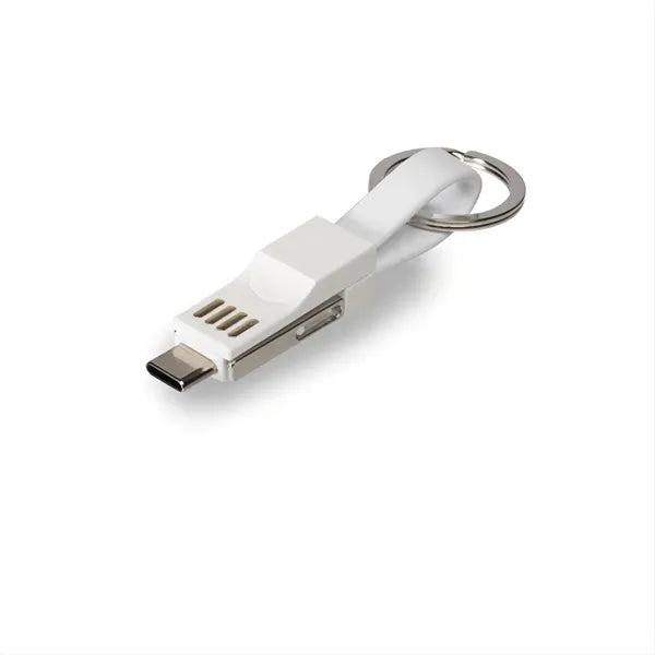 Lightning Cable Keychain 3in1 Short Fast Charging Cord