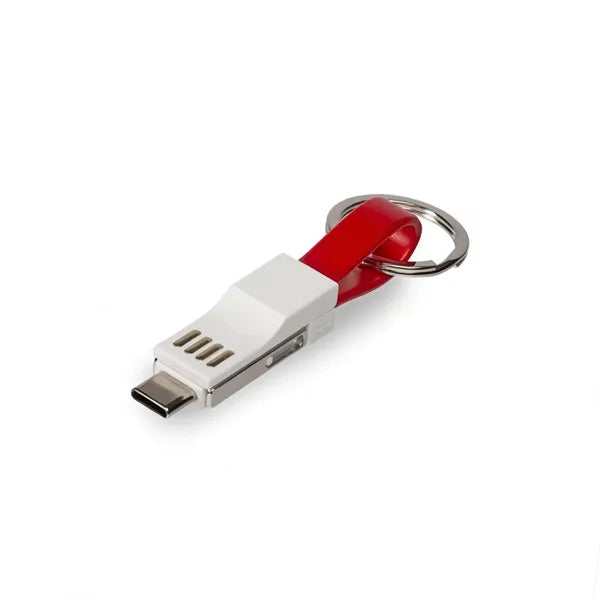 Lightning Cable Keychain 3in1 Short Fast Charging Cord