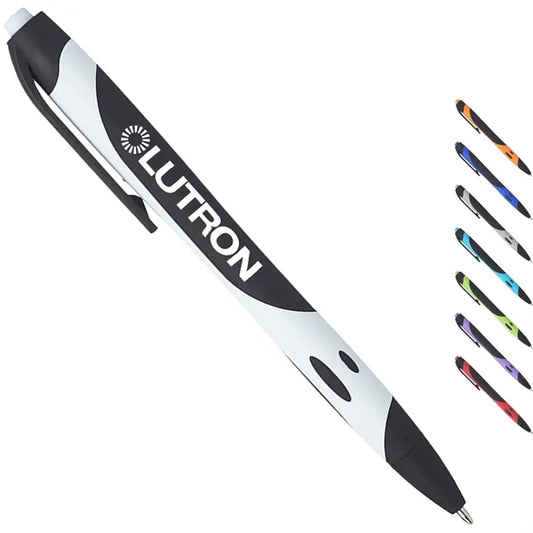 Rubberized Plastic Ballpoint Pen