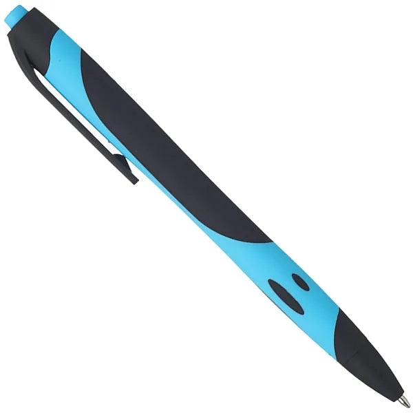 Rubberized Plastic Ballpoint Pen