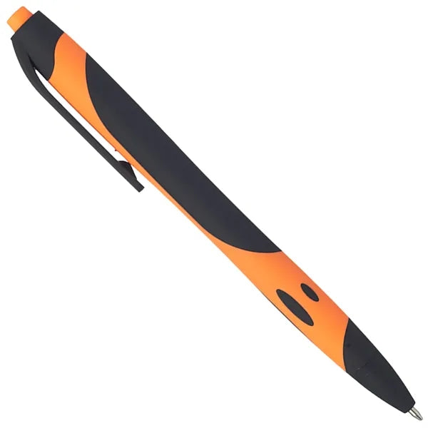 Rubberized Plastic Ballpoint Pen
