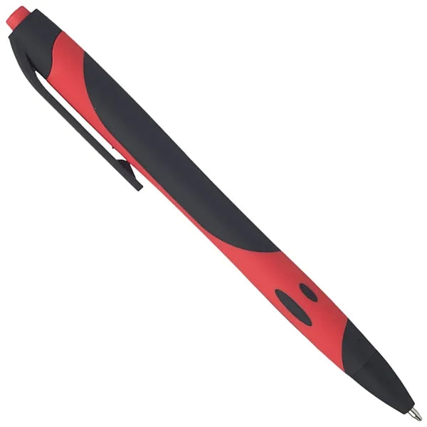Rubberized Plastic Ballpoint Pen