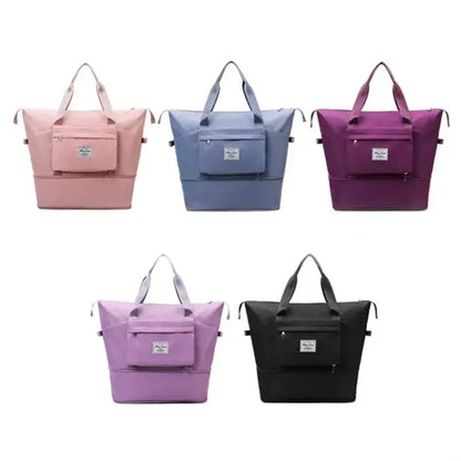 Expandable Foldable Travel Duffel Bag Portable