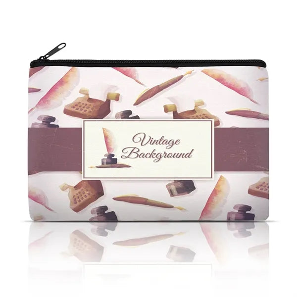 Full Color Canvas Zippered Pouch