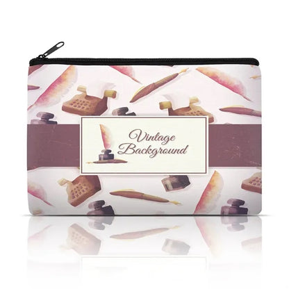 Full Color Canvas Zippered Pouch