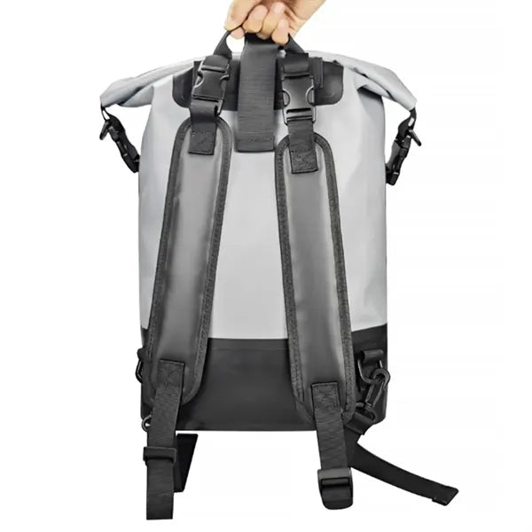 Waterproof PVC Roll-Top Backpack Durable Outdoor Dry Bag