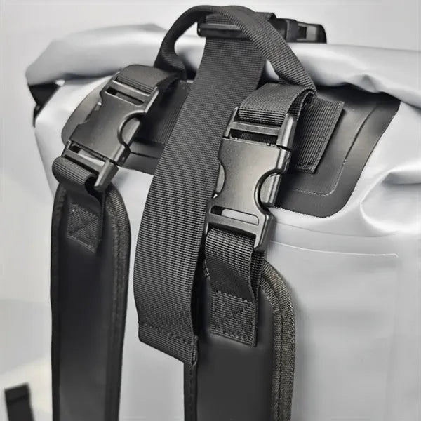 Waterproof PVC Roll-Top Backpack Durable Outdoor Dry Bag