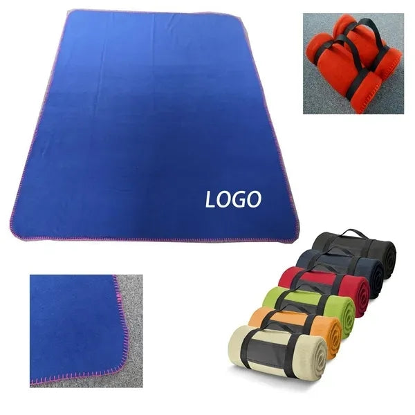 Plush Polar Fleece Blanket ( 60" x 50" )