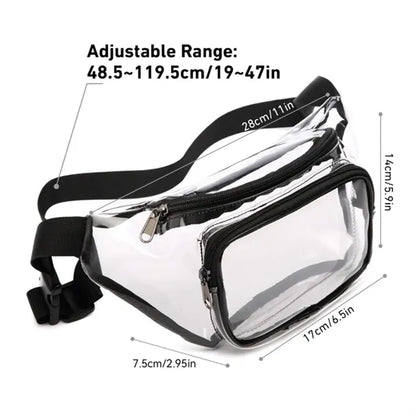 Clear Transparent Fanny Pack Stadium Approved